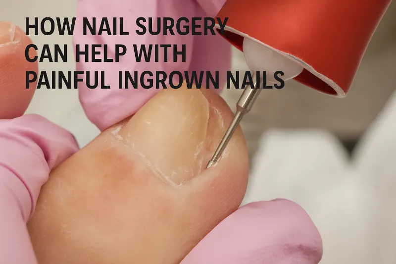 How Nail Surgery Can Help with Painful Ingrown Nails